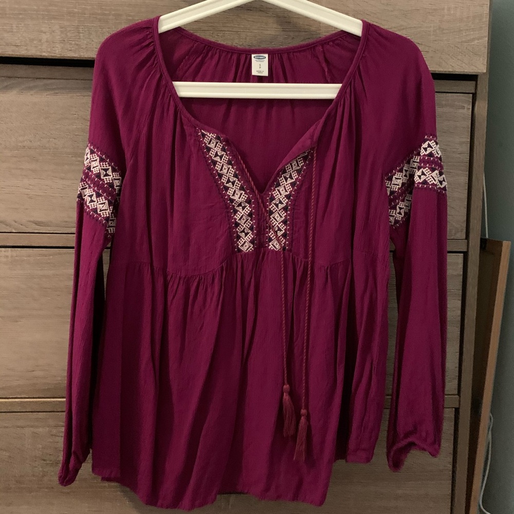 Purple Old Navy Blouse